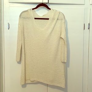 Phanuel white/cream knit sweater